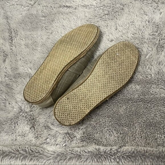 TOMS Alpagrata Open Toe Espadrille Flat Size 10 - Picture 2 of 7